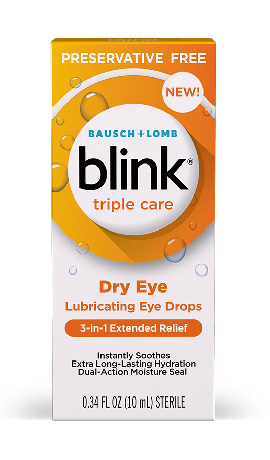 Blink Triple Care Lubricating Eye Drops
