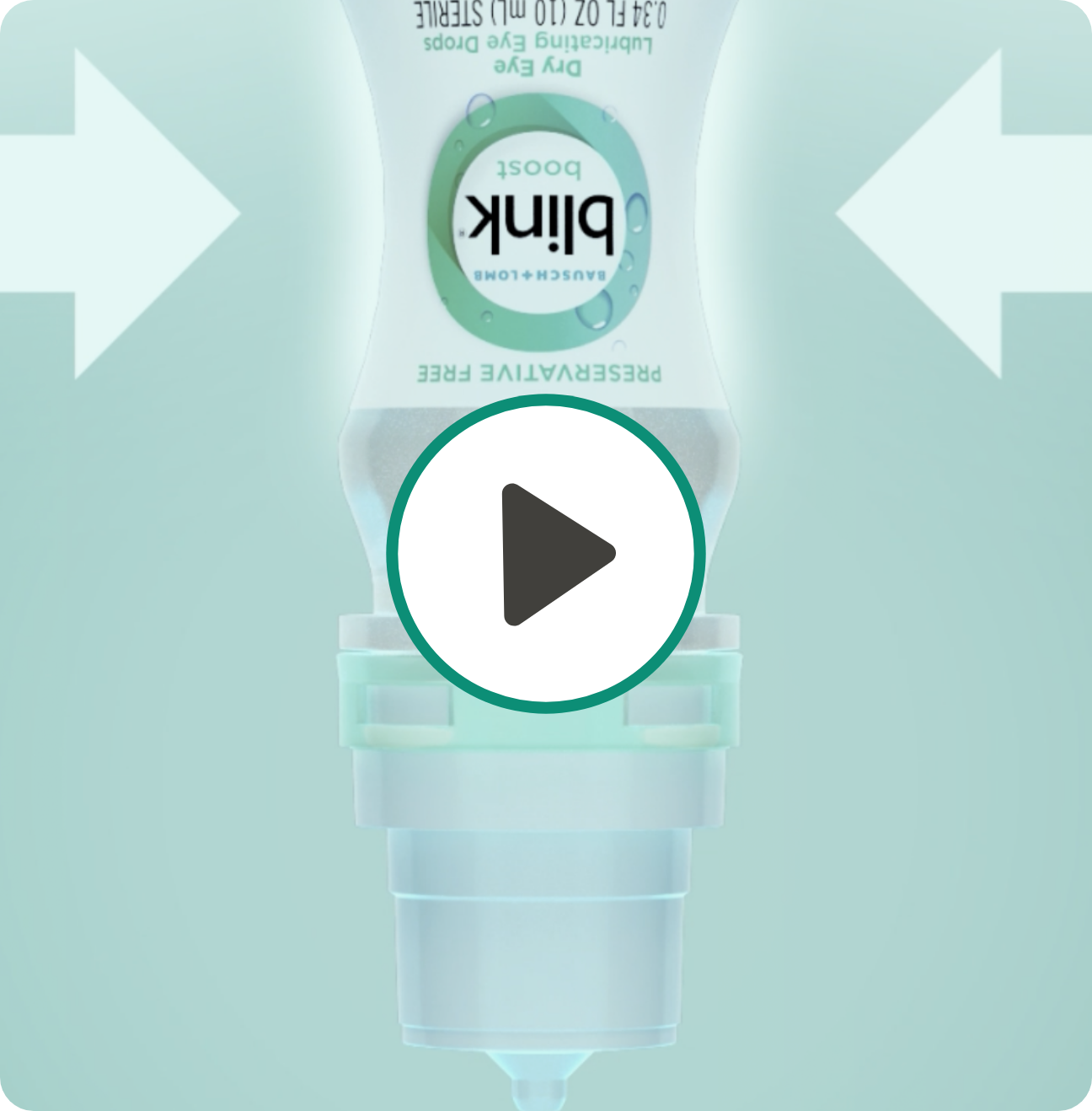 Icon indicating Blink Boost provides instant comfort throughout the day